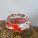 Crystal paperweight tray
