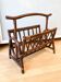 Rattan magazine rack