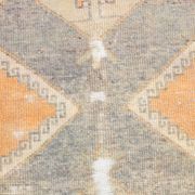 3x11 orange vintage runner rug, 88x341cm