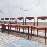 6 Scandinavian chairs