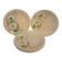 Set of 6 Longchamp 70's flat plates