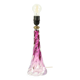 Purple Crystal Table Lamp Val Saint Lambert Swirl Sixties