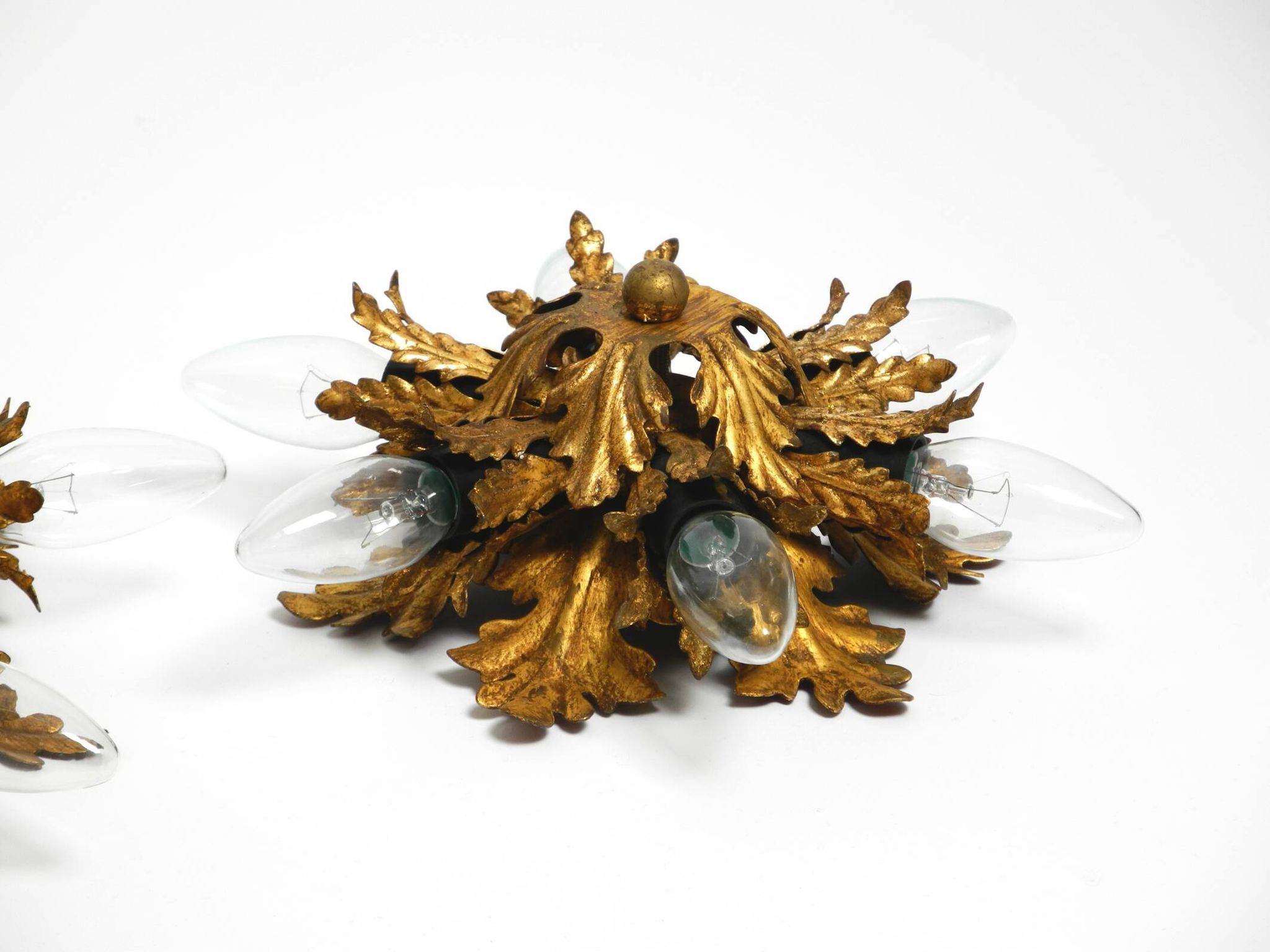 Set of three beautiful 1960s Italian ceiling or wall lamps by Banci Firenze