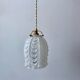 Art Deco frosted glass pendant lamp 30s