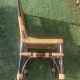 Bamboo and rattan chairs