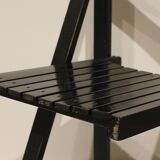 4 chaises pliantes en bois