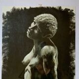 Nu huile sur papier