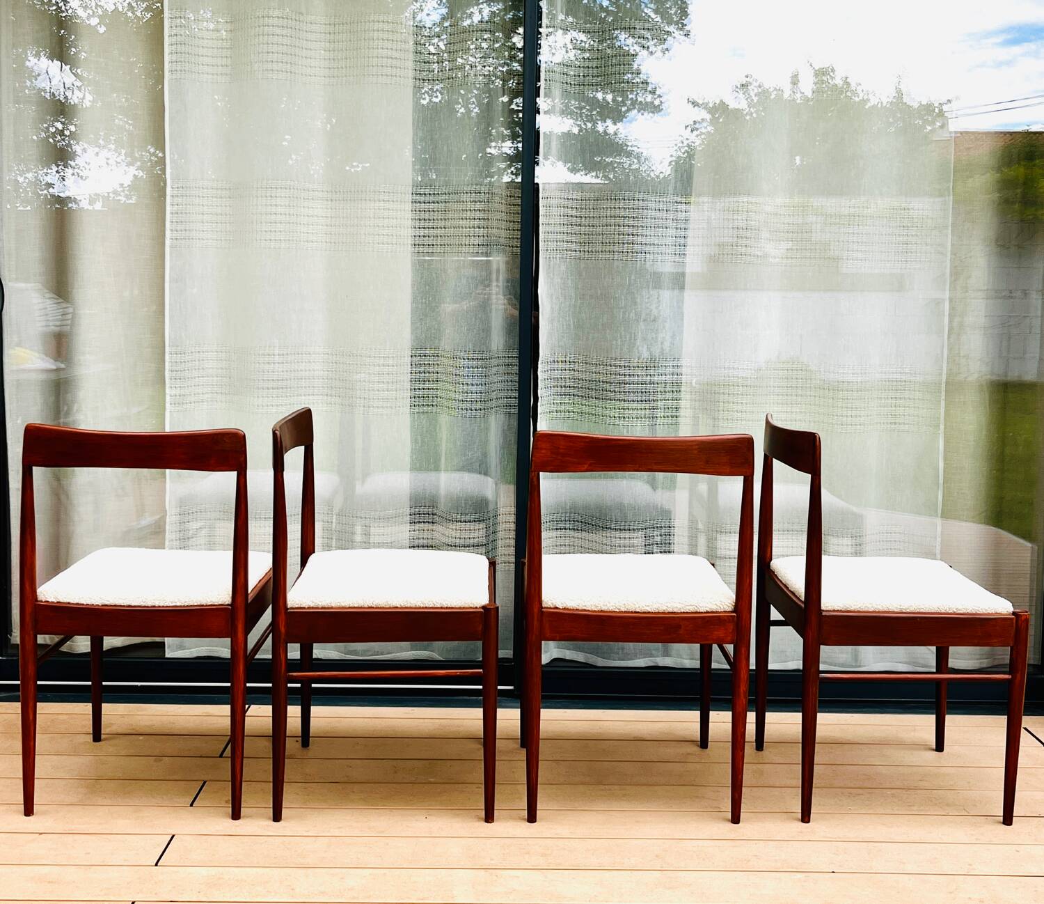 4 Scandinavian chairs 1960