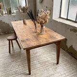 Farmhouse table with spindle legs 2m