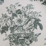 Old plate Balmoral Decors flowers Green