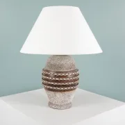 FRENCH WORK - Ceramic lamp in the style of Jean Besnard - France, circa 1950