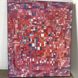 Signed abstract painting