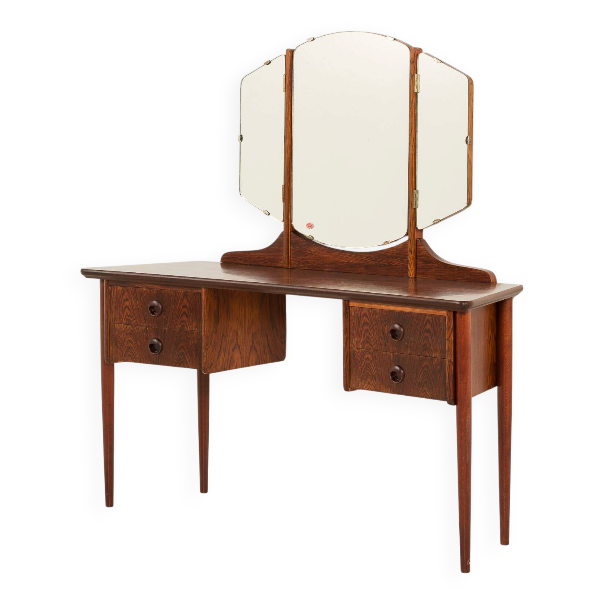 Coiffeuse scandinave en palissandre, années 1960