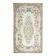All-Over Floral Pattern Beige Brown Turkish Rug, 166x285Cm