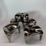 Stackable Candleholder set of 5, Germany 1970s