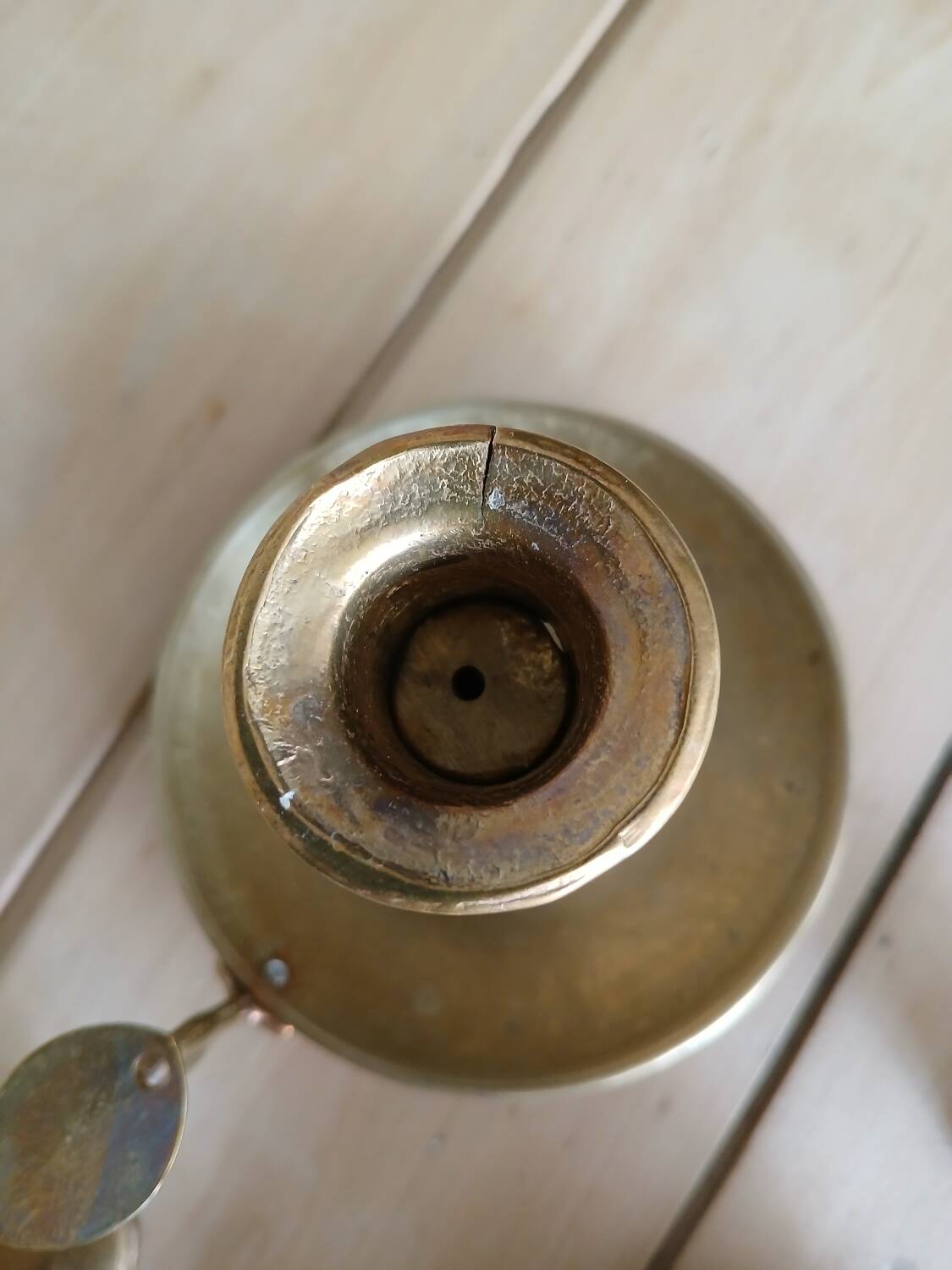 Set of 2 brass cellar rat candlesticks