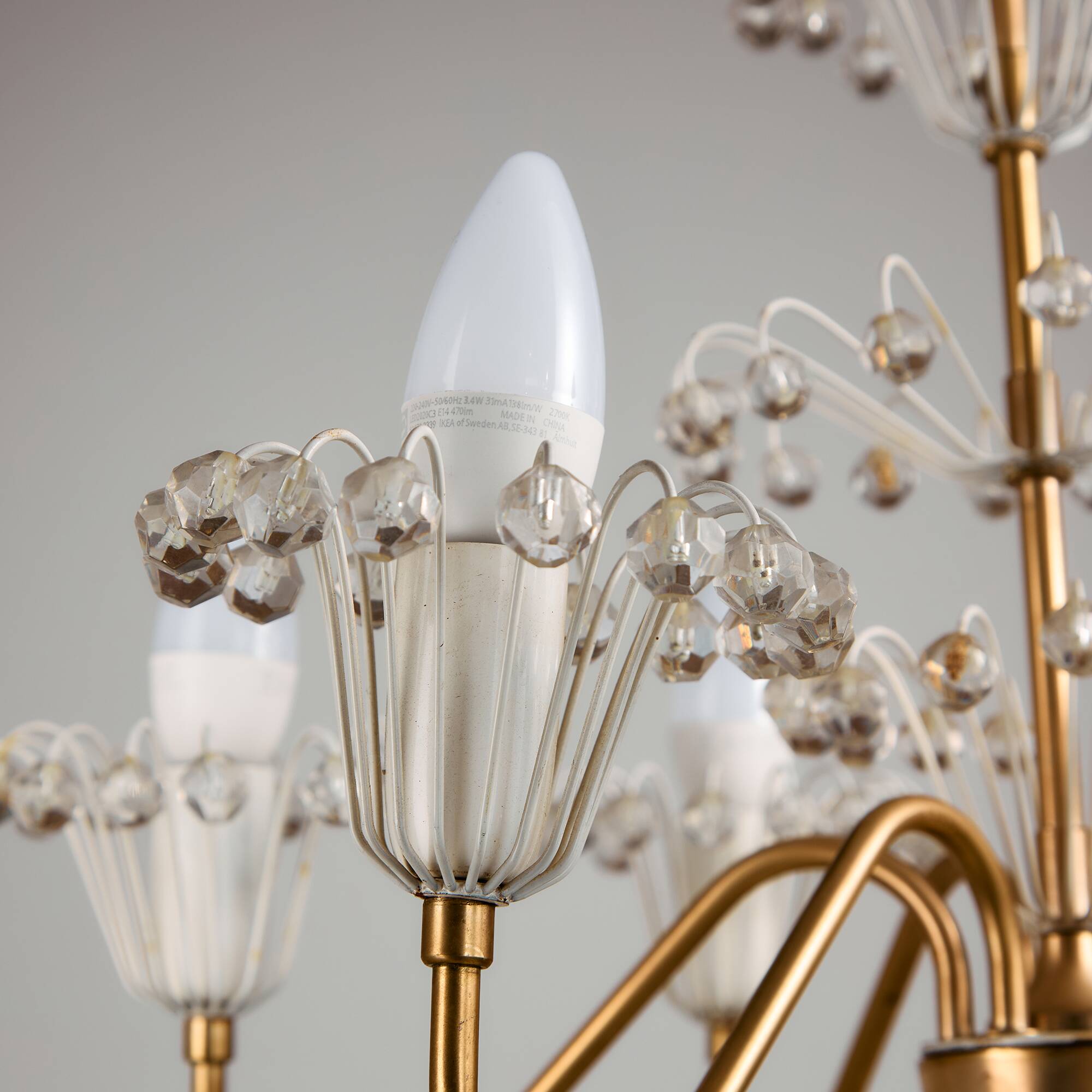 Fontaine chandelier by Emil Stejnar for Rupert Nikoll