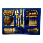 Menagère 70 pieces plaqués or