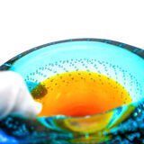 Murano pocket bowl "Sommerso Bullicante" – Galliano Ferro