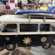 Voiture de camping vintage en miniature