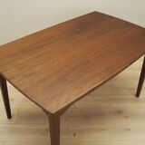 Walnut table, Danish design, 1970s, production: Denmark