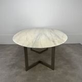 Oval marble table from the 70s