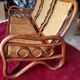 70s bamboo rattan sofa