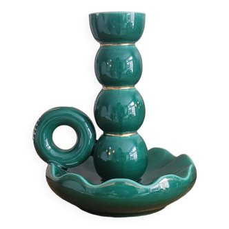 La Redoute x Selency ceramic candle holder 06 green