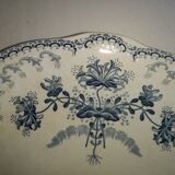 Serving dish, Saint Amand iron earth and Regency model hamage