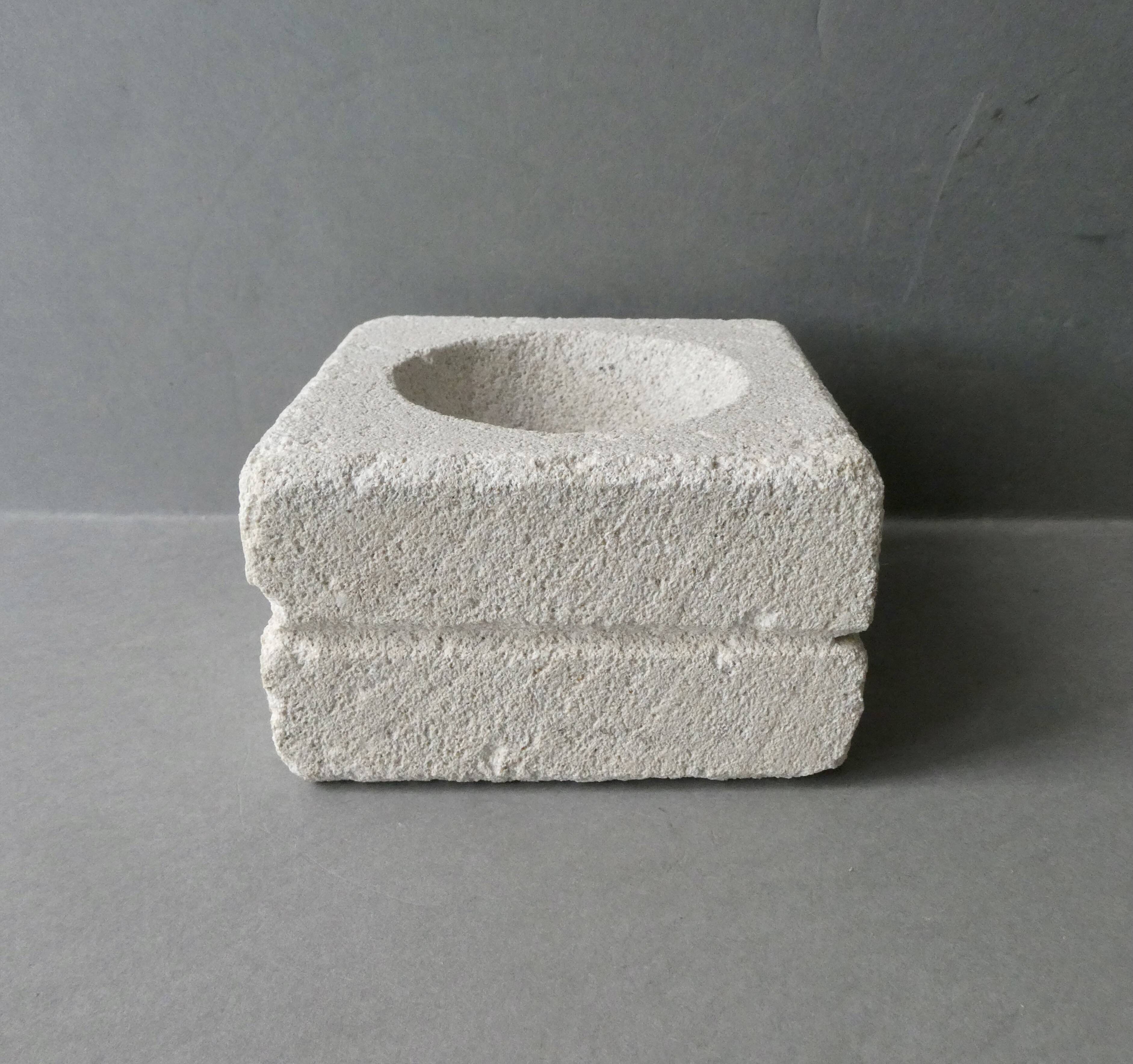 Empty pocket at the foot of natural Gard