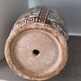 Vase iranien kadjar ancien balustre perse iznik faience émaillé polychrome xixe