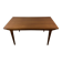 Vintage Scandinavian teak dining table 1970s – 2 integrated extensions