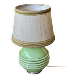 Opaline bedside lamp