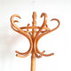 Porte manteau perroquet vintage en bois courbé