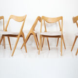 Ensemble de 6 chaises en chêne par Albin Johansson & sons 1960