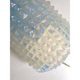 Set of Two "Crocodile" Opalino Murano Glass Wall Sconces