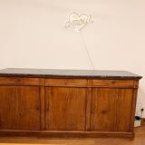 Vintage sideboard with marble top