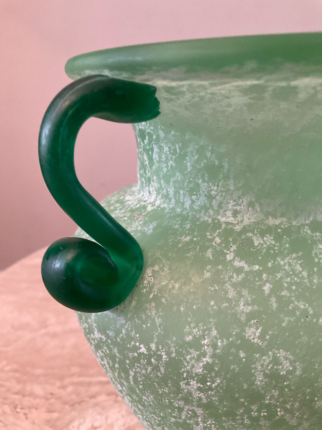 Vintage vase "Scovo" in Murano glass
