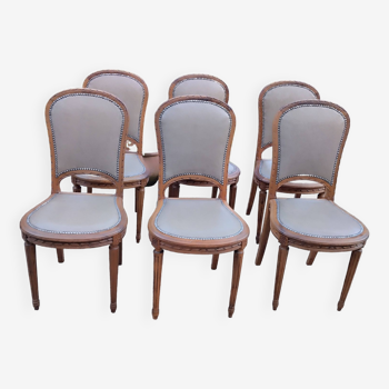 Lot of Louis XVI style chairs
