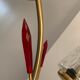 Vintage brass floor lamp with 3 lights, 1960s