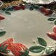Longchamp antique strawberry barbotine plates