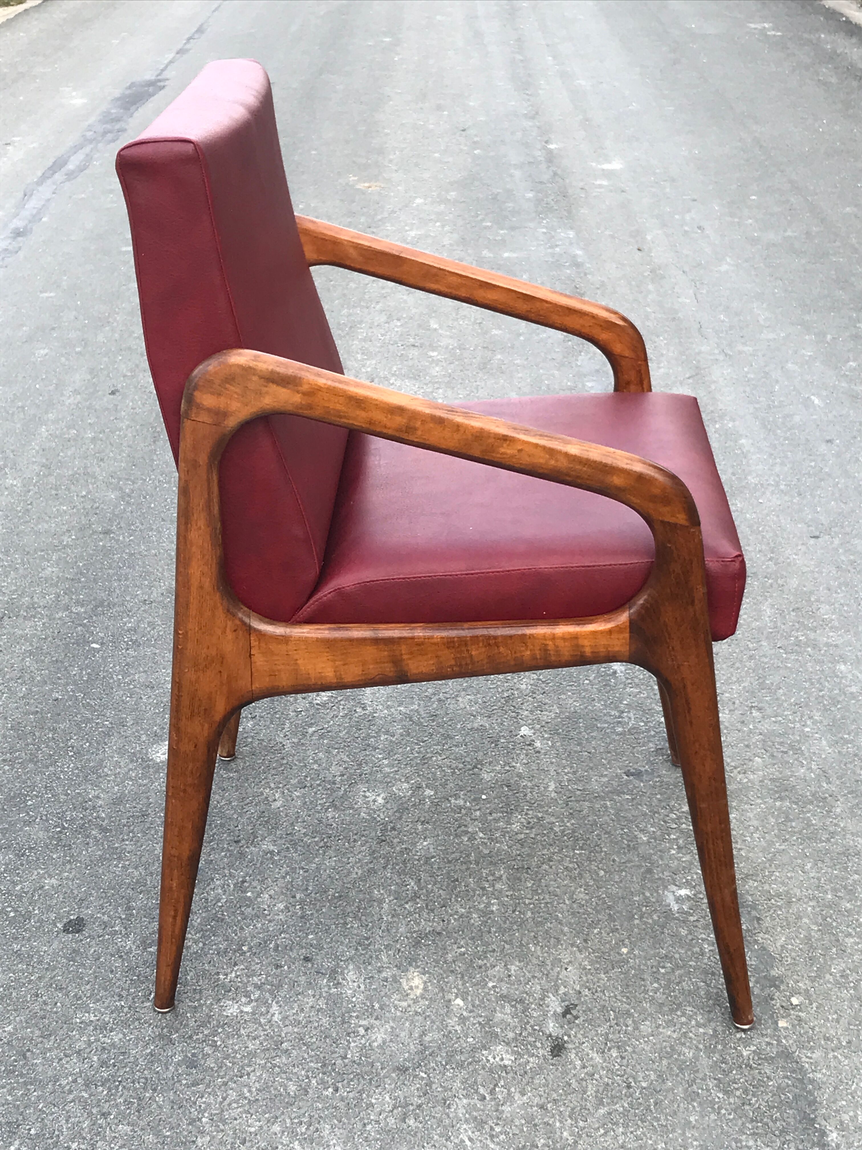 Vintage stella armchair design 1960
