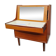 Teak secretary by A. Vodder (attributed), mirror, Denmark 1960s