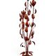 Hans Kögl, golden floor lamp from the 70s