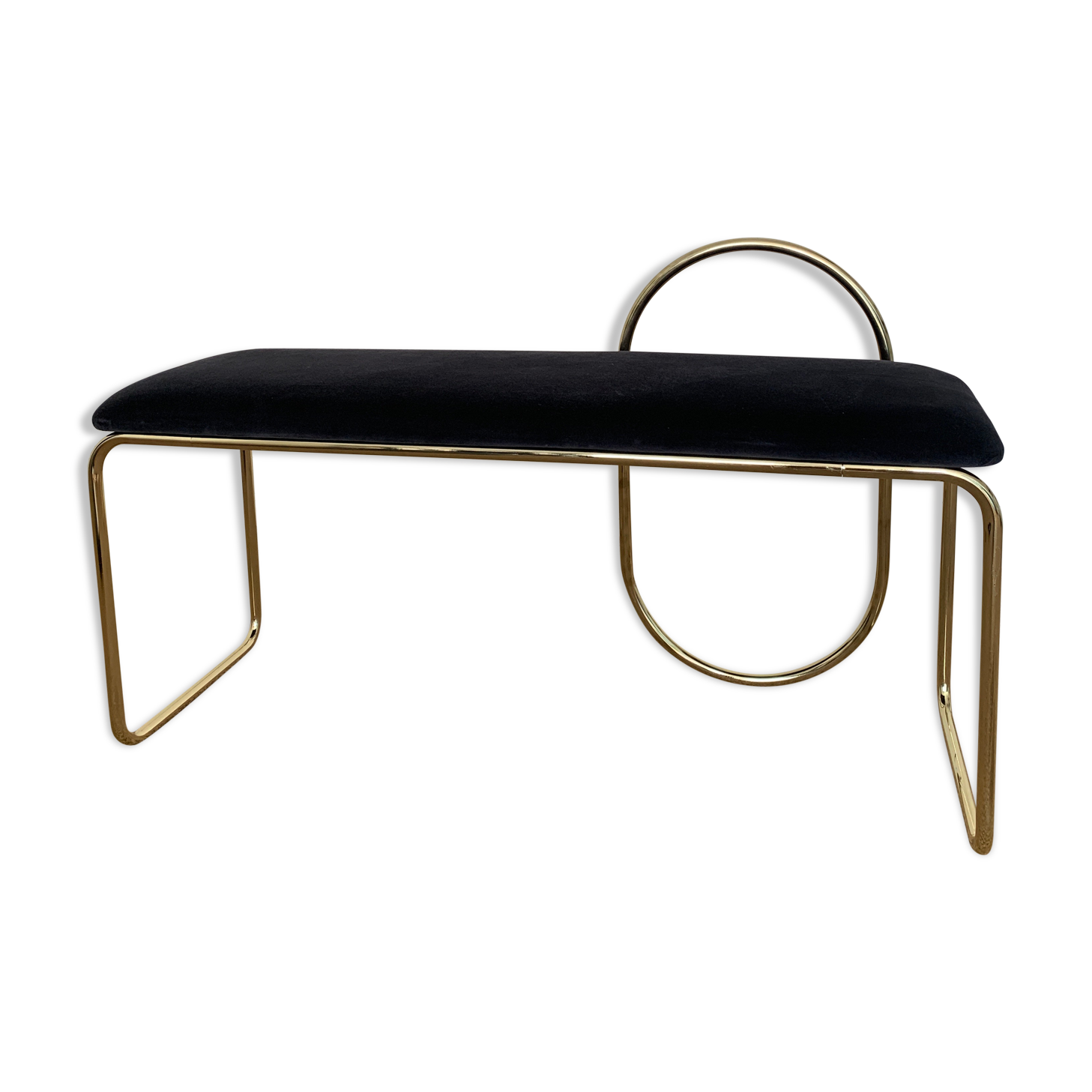 Angui aytm bench - anthracite velvet