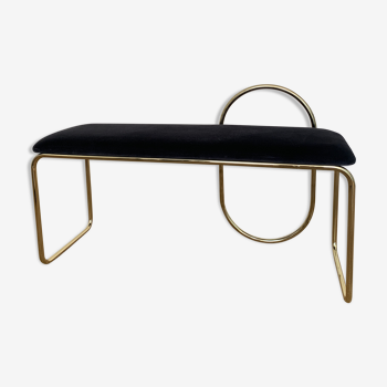 Angui aytm bench - anthracite velvet