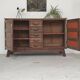 Oak buffet by René Gabriel, Reconstruction period 1950.