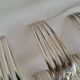 12 silver-plated metal forks Boulenger table cutlery