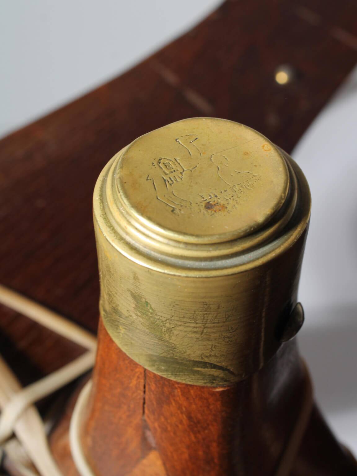 Brutalist Ottoman Camel Saddle Stool