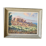 Tableau orientaliste de R. Couvidat - 91cmx73cm